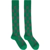 GUCCI GUCCI GREEN LUREX GG SOCKS