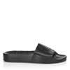 JIMMY CHOO REY/F Black Rubber Slides,REYFRUB S