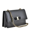 FERRAGAMO GINNY BAG,0600214 GINNY 21E480NERO