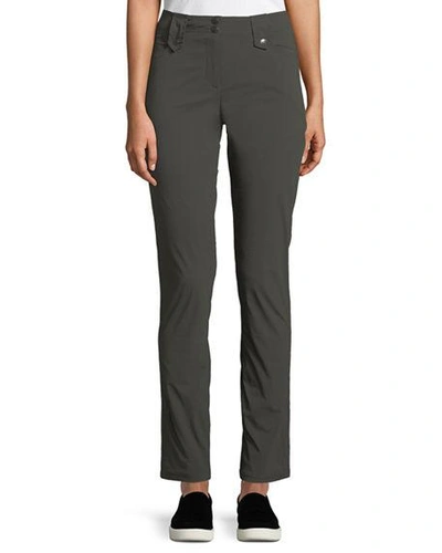 Anatomie Skyler Five-pocket High-rise Trousers In Grey