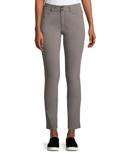 Anatomie Skyler Five-pocket High-rise Trousers In Taupe