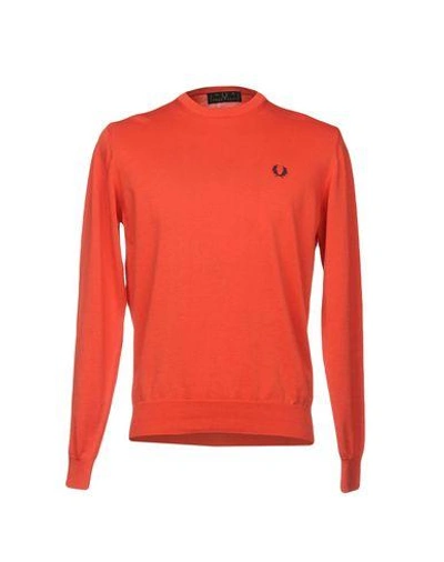 Fred Perry Jumpers In Red