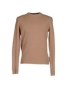 Zanone Sweater In Camel