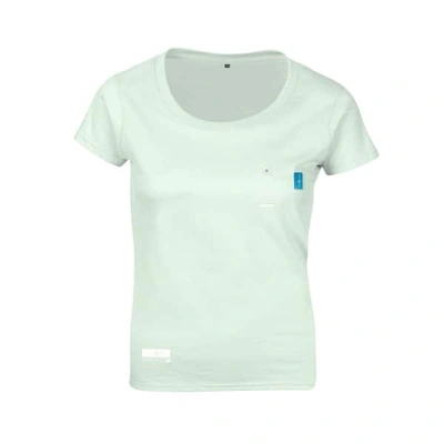 Anchor & Crew Honeydew Green Travel Print Organic Cotton T-shirt (womens)
