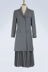 THOM BROWNE UNIFORM WOOL COAT,FOC344A-02872/35