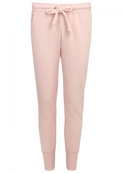 Wildfox Fame Pink Fleece Jogging Trousers In Light Pink