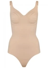 Wolford Mat De Luxe Almond Forming Bodysuit In Nude