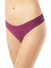 Commando 'butter' Stretch Modal Thong In Pinot