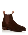 R.M.WILLIAMS MEN'S SUEDE CHELSEA BOOTS,B543S.08FGCP