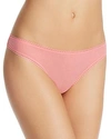 On Gossamer 'hip-g' Mesh Thong In Strawberry
