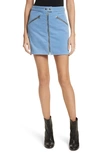 RAG & BONE RACER CORDUROY MINISKIRT,W1B14O009RIV