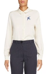JW ANDERSON SWALLOW EMBOIDERED BLOUSE,TP81WR18 806/110