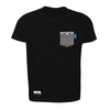 ANCHOR & CREW NOIR BLACK MARKER PRINT ORGANIC COTTON T-SHIRT (MENS)