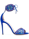 AQUAZZURA JAIPUR SANDALS,JAIHIGP0SUEBLE12597133