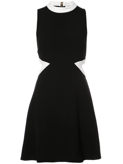Rachel Zoe Constance Cutout Crepe Mini Dress In Black