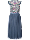 NEEDLE & THREAD FLORAL FLARED DRESS,DR0011PS1812623440