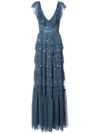 NEEDLE & THREAD EMBELLISHED TIERED EVENING DRESS,DR0013PS1812623441