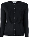 PRADA PRADA BIB FRONT CARDIGAN - BLACK,P25F83S1811QJ212606253