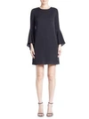 MILLY FLARED BELL SLEEVE DRESS,0400094033215