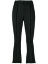 MISHA COLLECTION MISHA COLLECTION CROPPED EXPOSED SEAM TROUSERS - BLACK,OND176PA11612608524