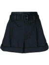 MARC JACOBS MARC JACOBS BELTED SHORTS - BLACK,M400715712610334