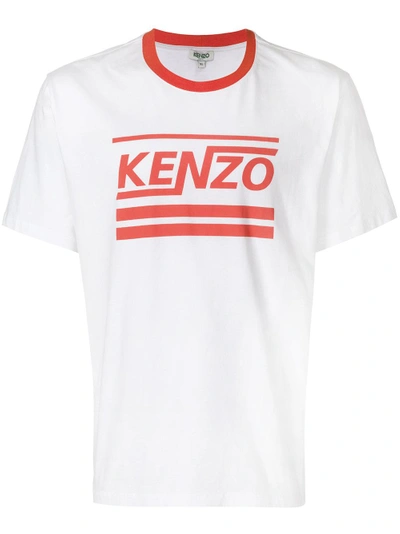 Kenzo Branded T-shirt In White