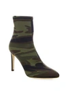 GIUSEPPE ZANOTTI Camouflage-Print Stiletto Booties