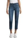 AG Cropped Mid-Rise Cigarette Jeans