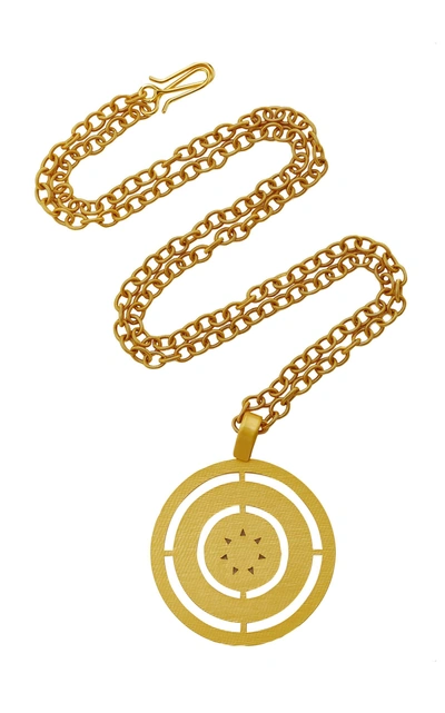 Paula Mendoza Costa Gold-plated Brass Necklace