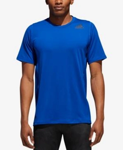 Adidas Originals Adidas Men's Alphaskin Fitted Climalite T-shirt In Blue