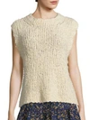 CURRENT ELLIOTT Knit Sleeveless Cotton Sweater,0400096655920