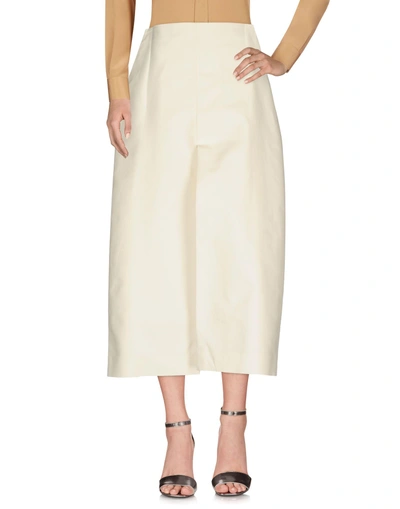 Jacquemus Maxi Skirts In Ivory