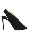 JIMMY CHOO Shar Suede Peep Toe SlingbackPumps