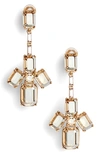 OSCAR DE LA RENTA TENDRIL DROP CLIP-ON EARRINGS,R18J132