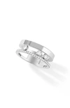 MESSIKA TWO ROW MOVE ROMANE DIAMOND RING,06516-WG-54