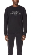 SATURDAYS SURF NYC BOWERY MILLER STANDARD SWEATSHIRT