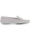 TOD'S TOD'S GOMMINI MOCASSINO LOAFERS - GREY,XXW00G00010RE012522112