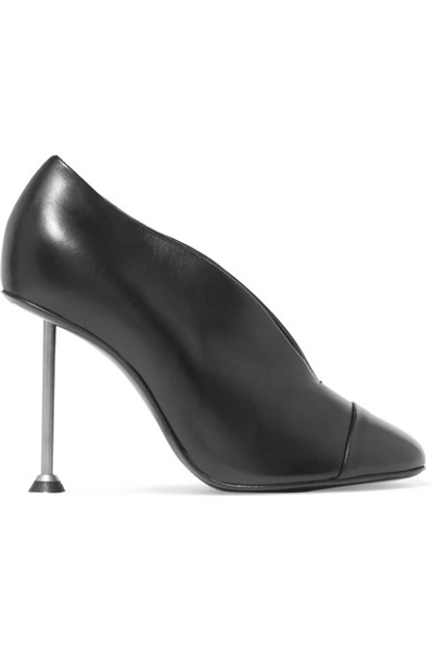 Victoria Beckham Refined Pin Leather Pumps In Black