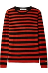 BELLA FREUD SKINNY MINNIE STRIPED WOOL AND CASHMERE-BLEND SWEATER