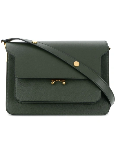 Marni Trunk Medium Bag In Green