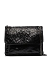 Saint Laurent Medium Niki Chain Shoulder Bag In Nero