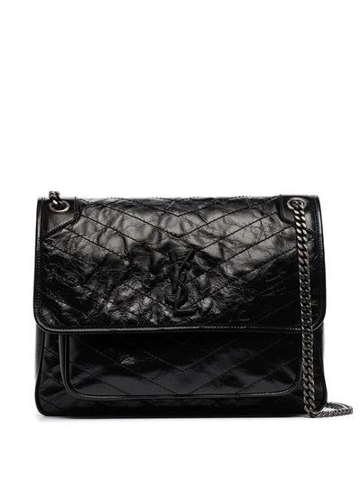 Saint Laurent Medium Niki Chain Shoulder Bag In Black