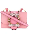 MIU MIU CRYSTAL-EMBELLISHED SHOULDER BAG,5BH609VDJM2EJA12610117