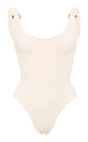 Hunza G Solitaire One Piece Swimsuit In Neutral,brown
