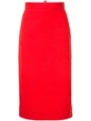 THOM BROWNE 口袋铅笔半身裙,FGC455A0293612613908