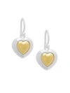 GURHAN Romance Sterling Silver Heart Dangle Earrings,0400096999634