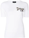 ROCHAS dragonfly-embellished top,ROPM753767RMY240112627764