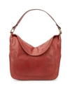 FRYE Campus Rivet Leather Hobo Bag,0400097162374