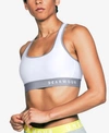 UNDER ARMOUR WOMEN'S ARMOUR MID CROSSBACK SPORTS BRA