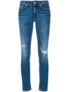 DONDUP DISTRESSED JEANS,P692DS107DR05TDHI12627475